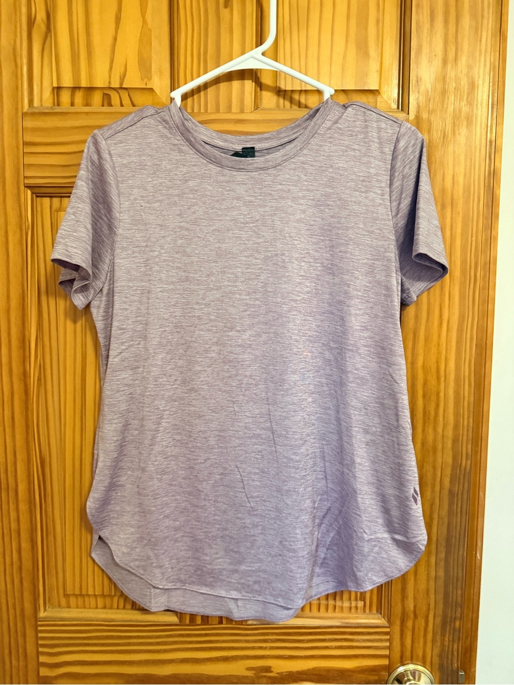 Skechers Casual Lavender Crewneck Women's Tee